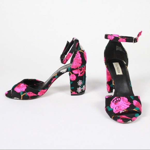 steve madden floral heels